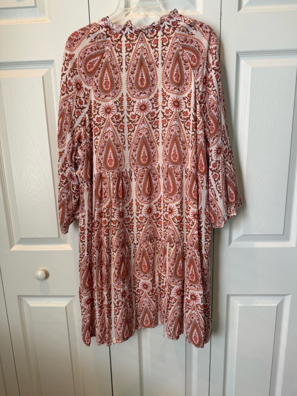 # Spartina 449 XXL Maisie Pink House Boho Paisley Dress - Picture 6 of 9